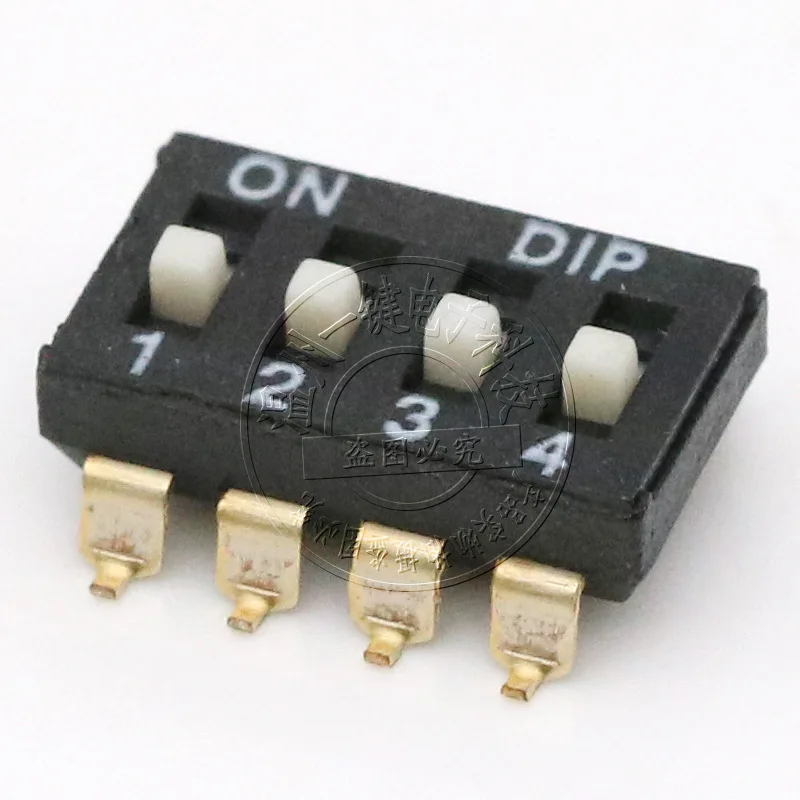 

10pcs 12 bits KM-02 SMT black patch 2.54MM pitch 2/3/4/5/6/7/8/10/12P DIP switch