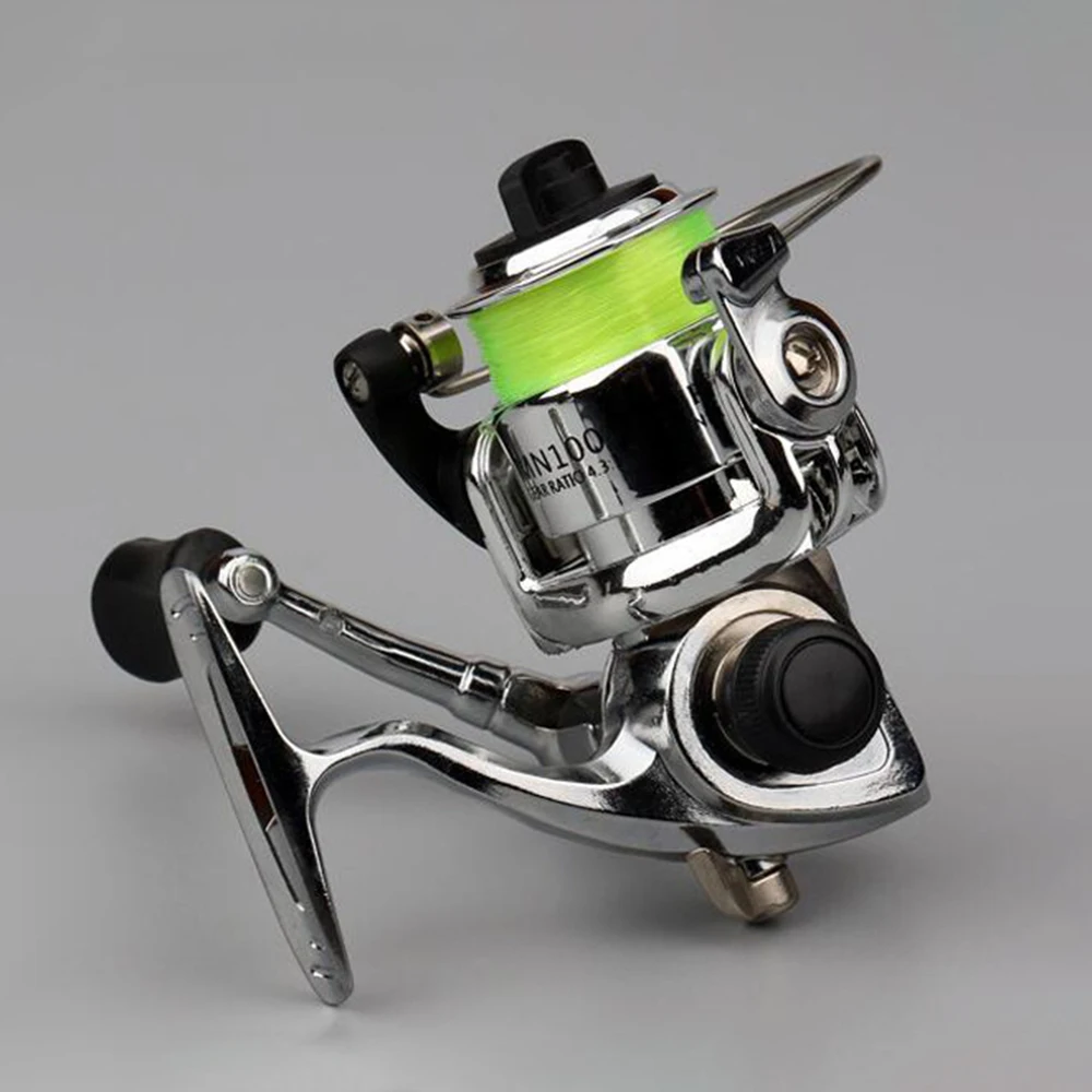 Мини 100 карманная спиннинговая Рыболовная катушка Сплав рыболовные снасти