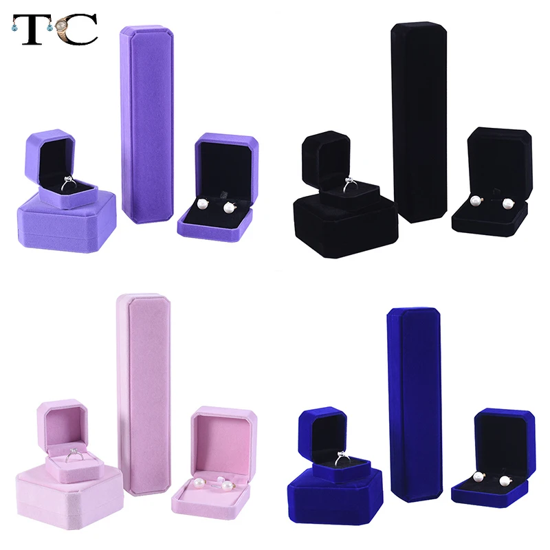 Коробка для кольца Цепочки и ожерелья упаковка органайзер упаковки ювелирных