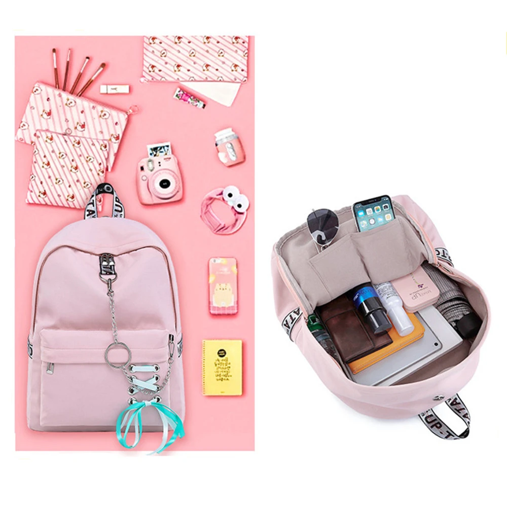 Модный школьный рюкзак для девочек Женский студенческий ноутбука детские