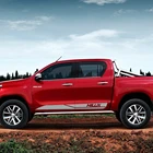 2 шт. Новинка виниловая пленка для грузовика автомобильные дверные боковые наклейки для Toyota Hilux Revo Vigo Авто DIY Наклейка спортивный Стайлинг автомобильный тюнинг