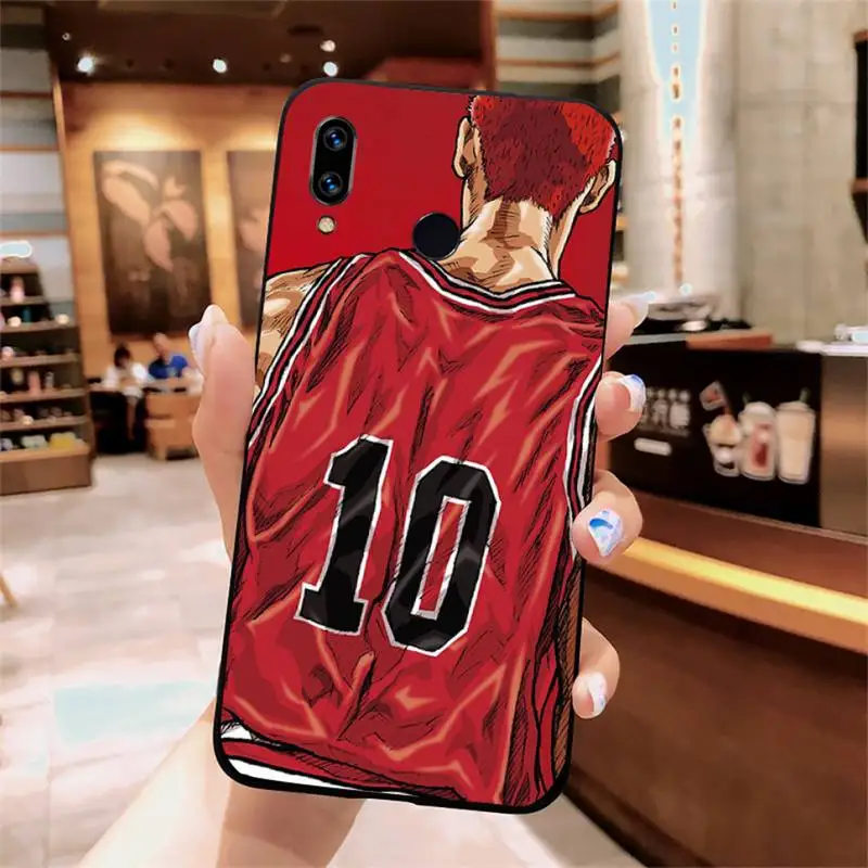 

Japanese Anime Slam Dunk Rubber Phone Case For Xiaomi Redmi note 7 8 9 t k30 max3 9 s 10 pro lite