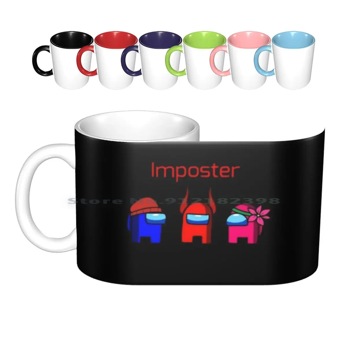 

Imposter Ceramic Mugs Coffee Cups Milk Tea Mug Pink Steam Game Imposter Game Crewmate Gaming Pc Crewmate Gameplay App Dead