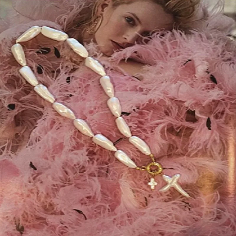 Boho Puka, натуральный Каури, ожерелье в виде ракушки, для женщин, массивные жемчужные барочные ювелирные изделия, колье-чокер, ювелирные изделия