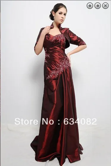 

Женское длинное платье с жакетом, официальное элегантное платье для матери невесты, 2016