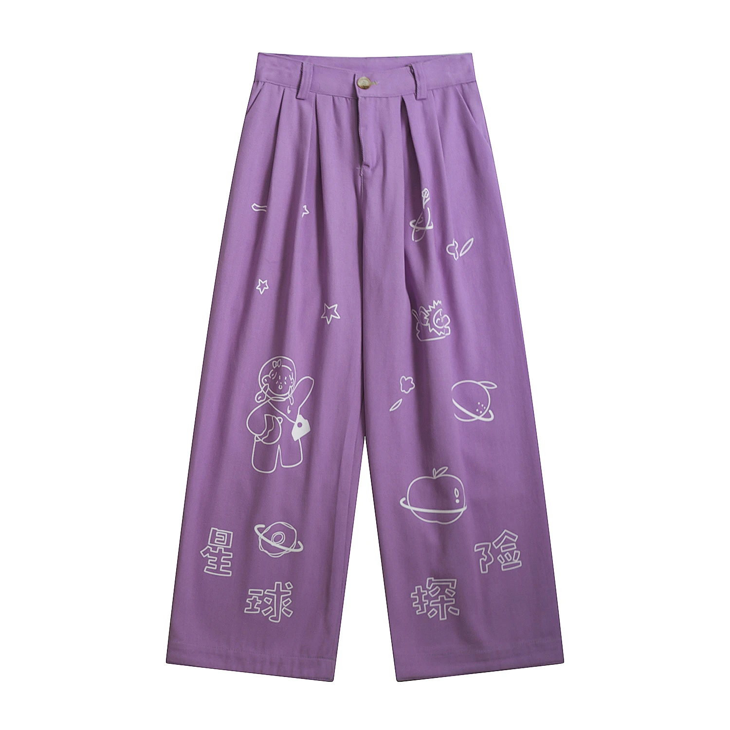 Повседневные хлопковые брюки капри для женщин фиолетовые бежевые длинные