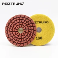 4 inch resin bond diamond polishing pads 100mm wet grinding disc abrasive tools for concrete floor grinding5mm thickness