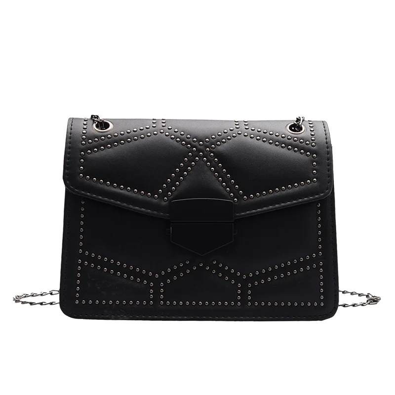 

PU leather messenger bag women's 2021 simple fashion shoulder bag ladies luxury small handbag new spring and summer 2021