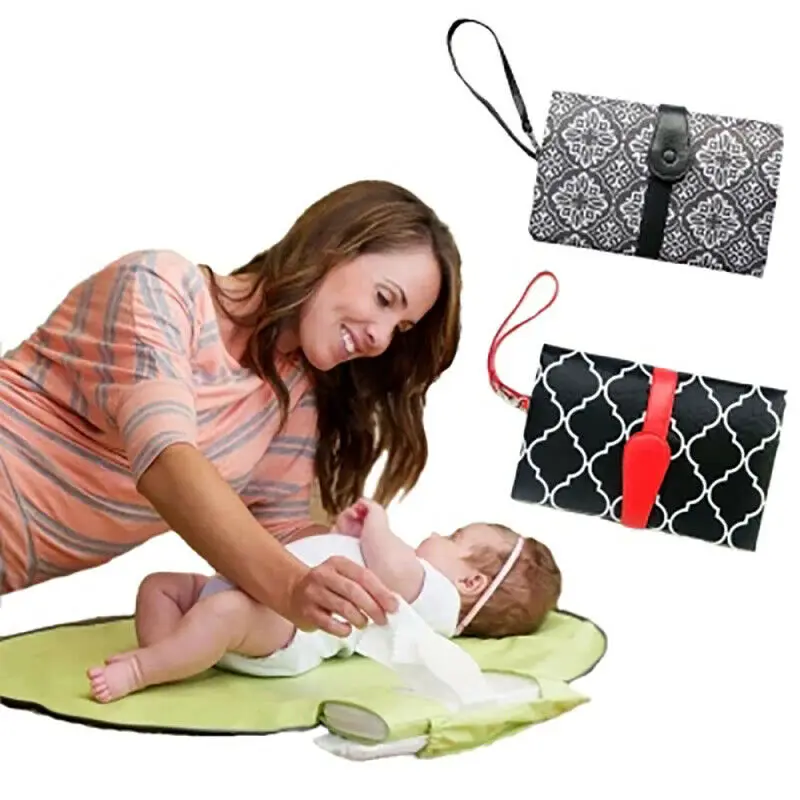 Переносная пеленальная Подушка для детей складной водонепроницаемый Дорожный