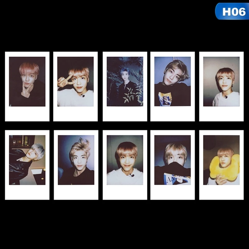 9 шт./компл. NCT 127 плакат с фотокарточками Lomo карточки самодельные бумажные