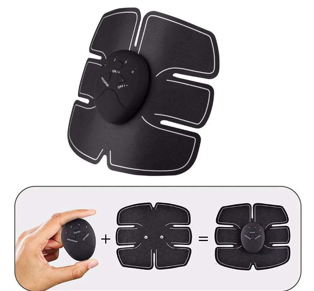 Abdominal Muscle Trainer Electronic Exerciser Machine Fitness Toner Belly Leg Arm Exercise Toning Gear Workout Equipment | Спорт и