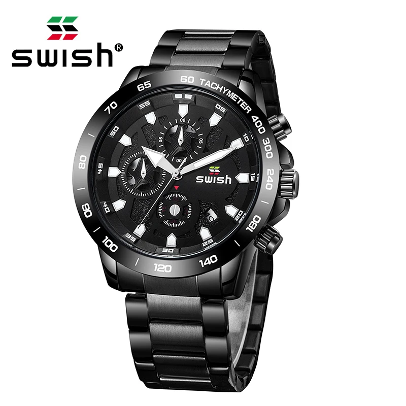 Свист 2020 Для мужчин спортивный стиль с хронографом часы лучший бренд