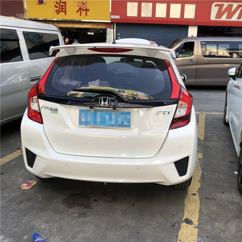 Спойлер для Fit 2014 2017 Honda Jazz WXk спойлер из АБС пластика цветной задний крыла