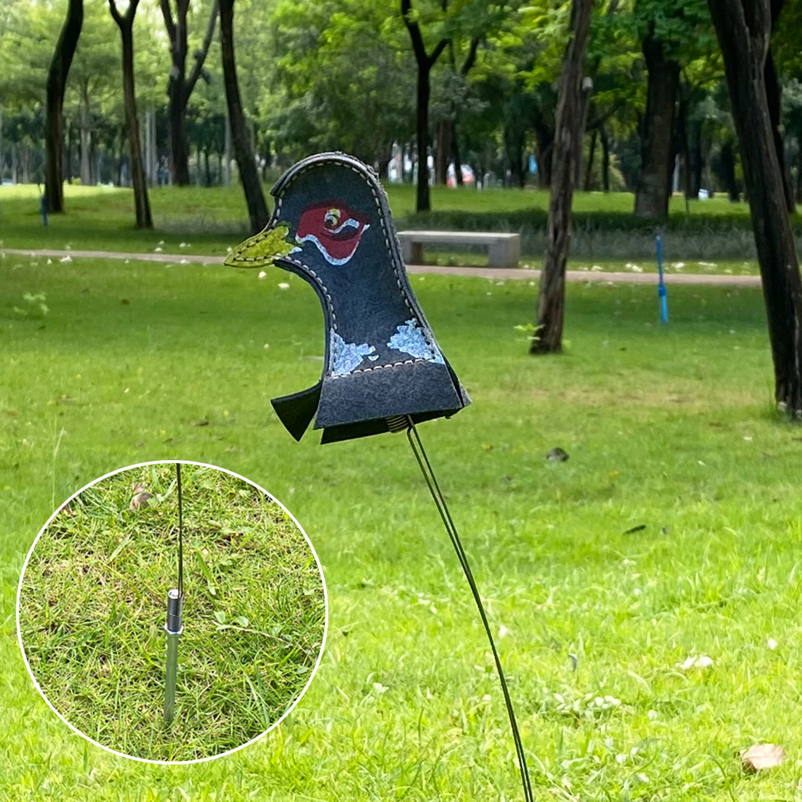 

Swinging Shooting Targets Head Goal Hunting Garden Porch Patio Targeting Accessories for Guns Training Adult Kids Funny Toy