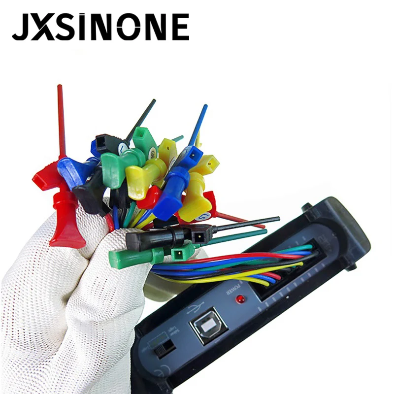 JXSINONE P1512D мини Grabber SMD IC Тесты крюк клипса датчик перемычки набор измерительных