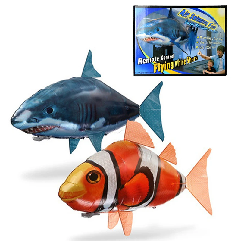 

Air Swimming Fish Remote Control Shark Toys Infrared RC Flying Air Balloons Clown Fish Toy Gifts Party Decoration RC Animal Toy