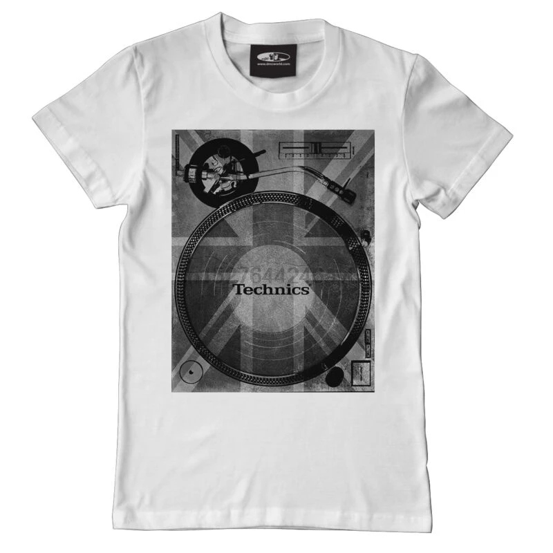 Футболка Technics DMC 1200 Union Deck Wei White (S XXL) T102W|Мужские футболки| |