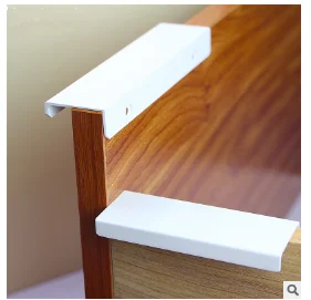 Ручки для шкафа из алюминиевого сплава современные матовые черные белые