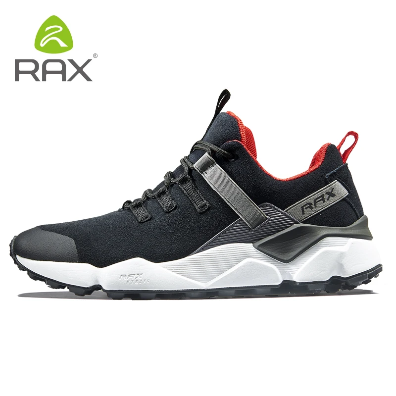 Rax 2018 Winter Newest Running Shoes Men Outdoor Antislip Running Sneakers for Men Warm Breathable Trainer Lace-up Male Shoes