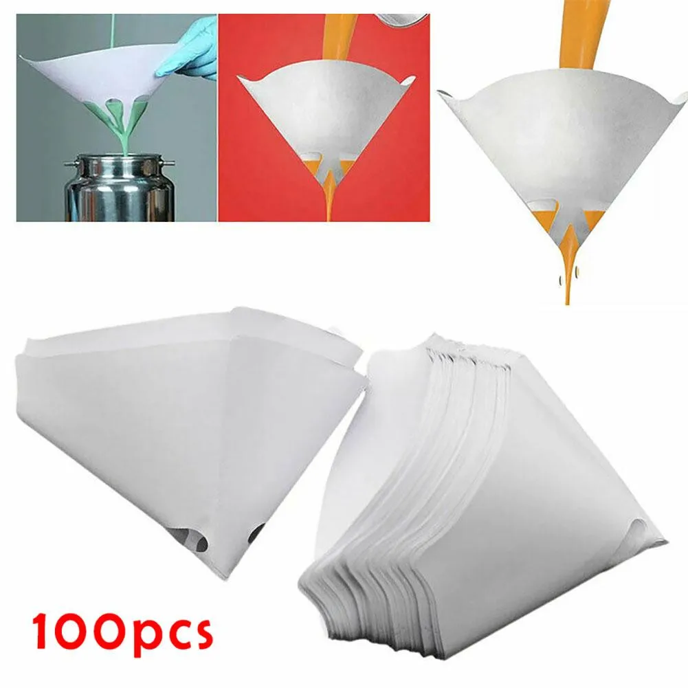 

100pcs Filter Paper 190 Body Shop DIY Use Filter Fine Repair Strainers