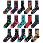 Носки мужские, хлопковые, с леопардовым принтом