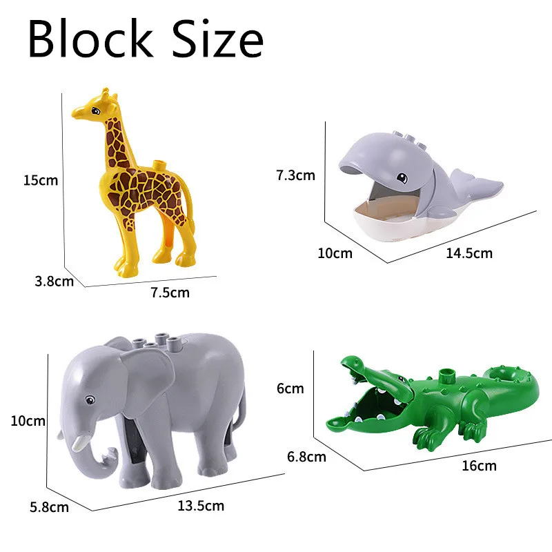 Игрушки-животные сделай сам строительные блоки аксессуары для животных фигурки