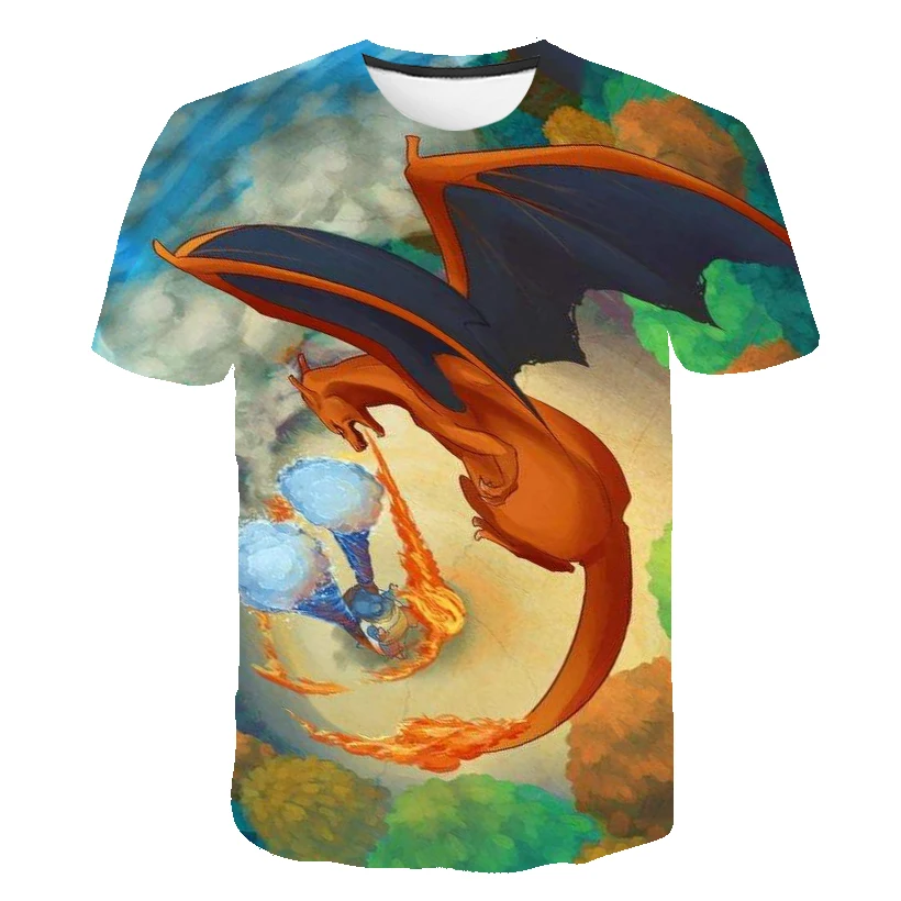 Детская футболка крутая Волшебная с анимацией 3D эстетический Топ уличная