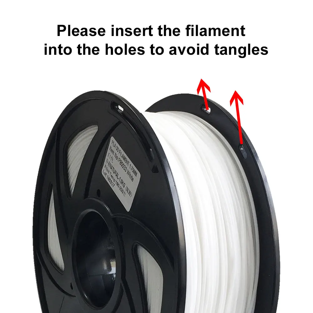 tronxy 3d printer filaments 1kgroll 1 75mm pla filament plastic white black 3d printing materials 3d printers parts accessories free global shipping