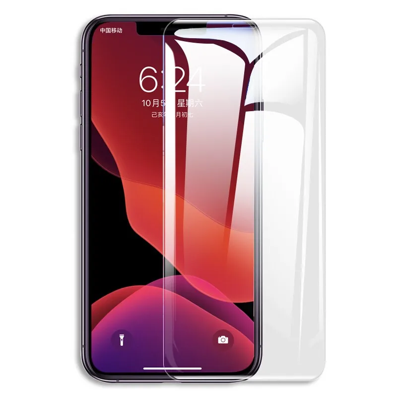 Гидрогелевая пленка 99D с полным покрытием для iPhone 11 Pro XR X XS MAX Защита экрана 6S 6 7 8 Plus
