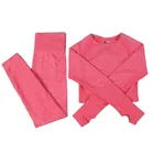 Дропшиппинг, 2021, женские костюмы для йоги, 2 шт., спортивные костюмы для фитнеса, бега, атлетики, спортивные костюмы, одежда для тренажерного зала, одежда для тренировок