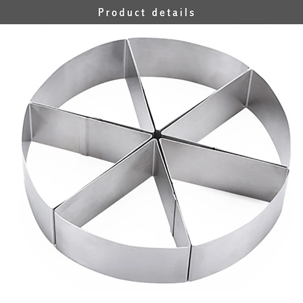 Форма для Мусса из нержавеющей стали инструменты украшения торта 6 частей