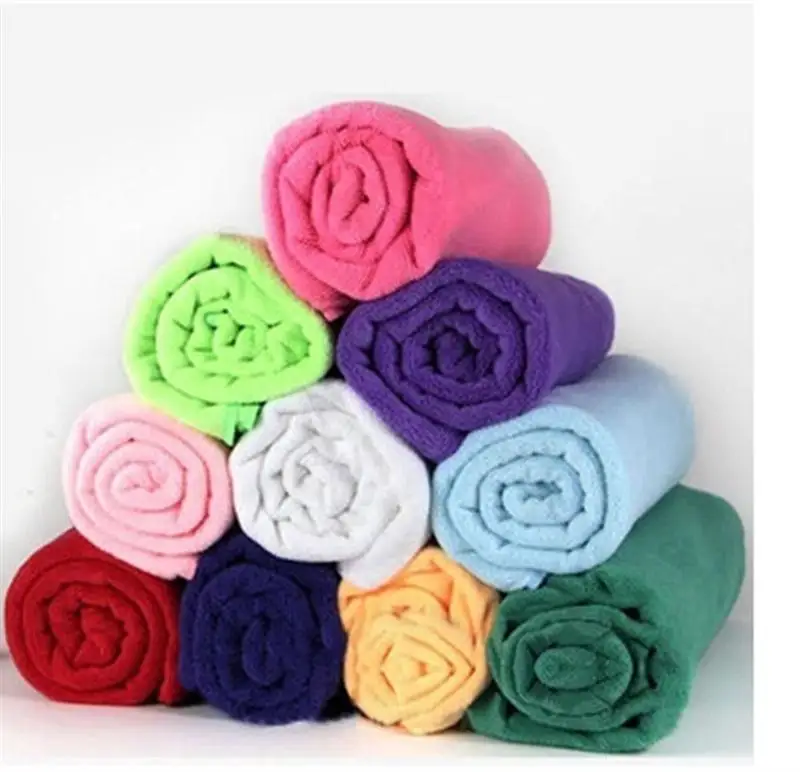 6 шт мягкой микрофибры Полотенца быстро высыхающая абсорбент для занятий спортом