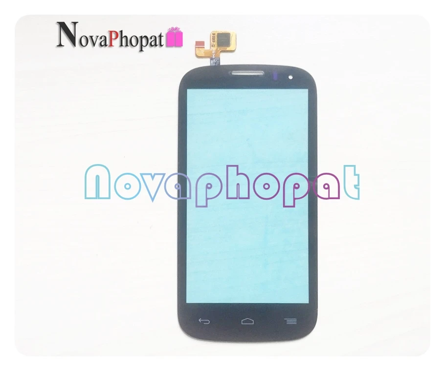 Дисплей Novaphopat для Alcatel C5 OT5036 5036 5036D ЖК-экран сенсорный экран дигитайзер стеклянная