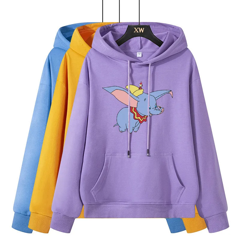 

Disney 2021 Dumbo sweater hoodie autumn and winter long sleeve casual wild loose Korean hoodie