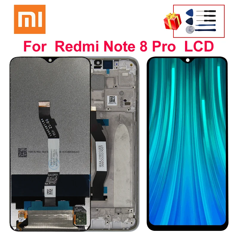 ЖК дисплей 6 53 &quotдля Xiaomi Redmi Note 8 Pro сенсорный экран запасные части для дисплея