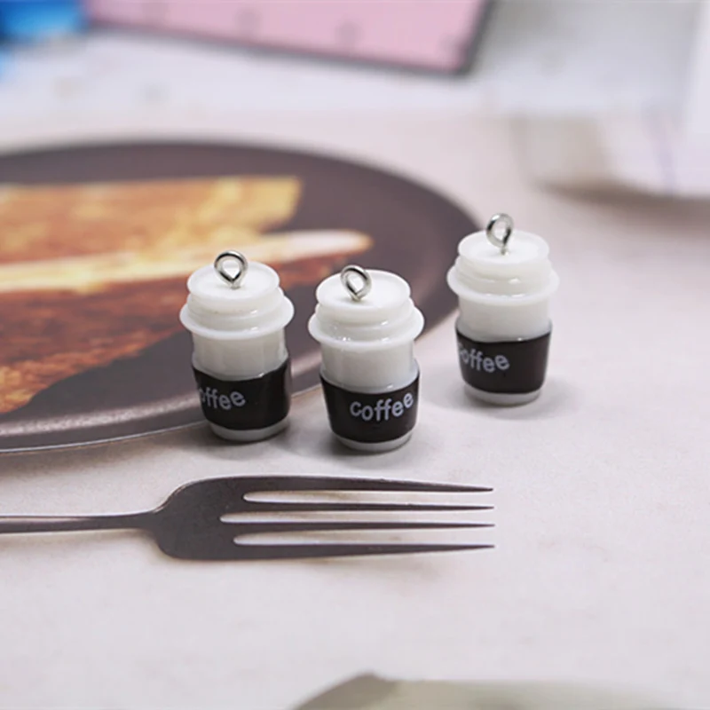 10 шт Kawaii миниатюрная кофейная чашка с крюком кабошон из смолы сделай сам для