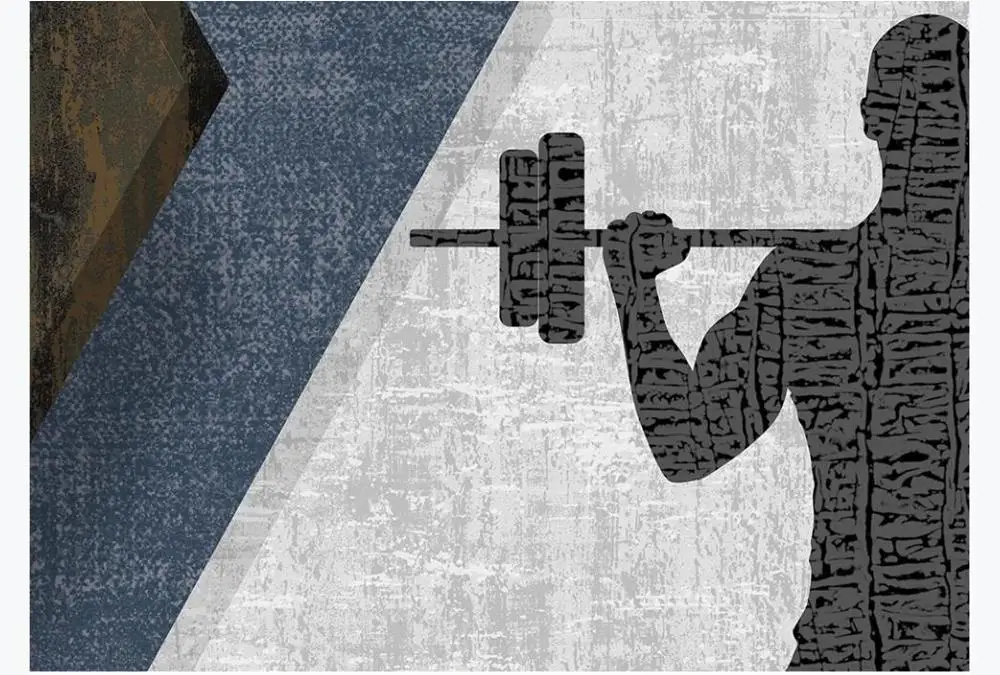 Большой заказ настенная бумага тренажерный зал фитнес клуб компания