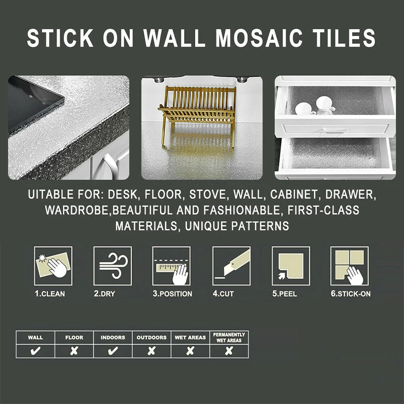 

1pc Wall Protector Sticker Paper Kitchen Oil Proof Sticker Cartoon Aluminum Foil