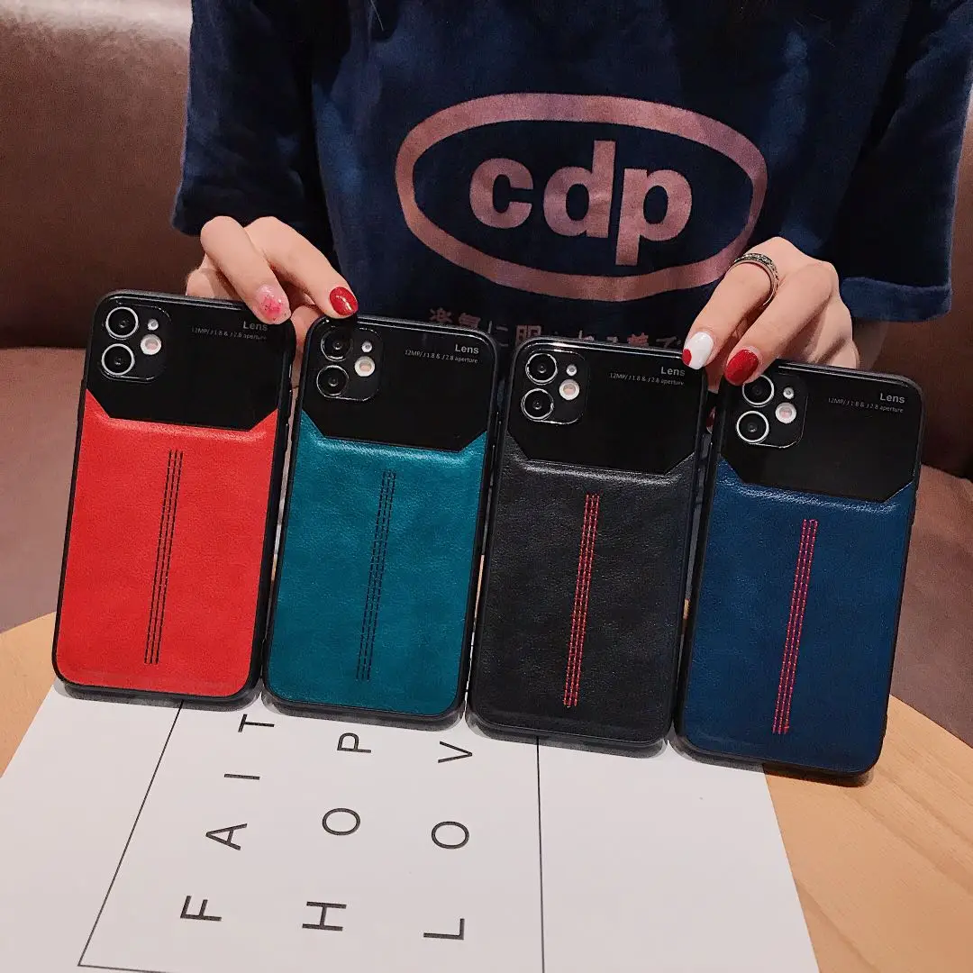 Роскошный кожаный чехол для телефона в форме спортивного автомобиля Apple Iphone 11 Pro