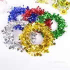 Новогодняя, новогодняя, новогодняя, Рождественская елка, украшение, звезда, сосна, мишура, ротанговая гирлянда, подвесные украшения