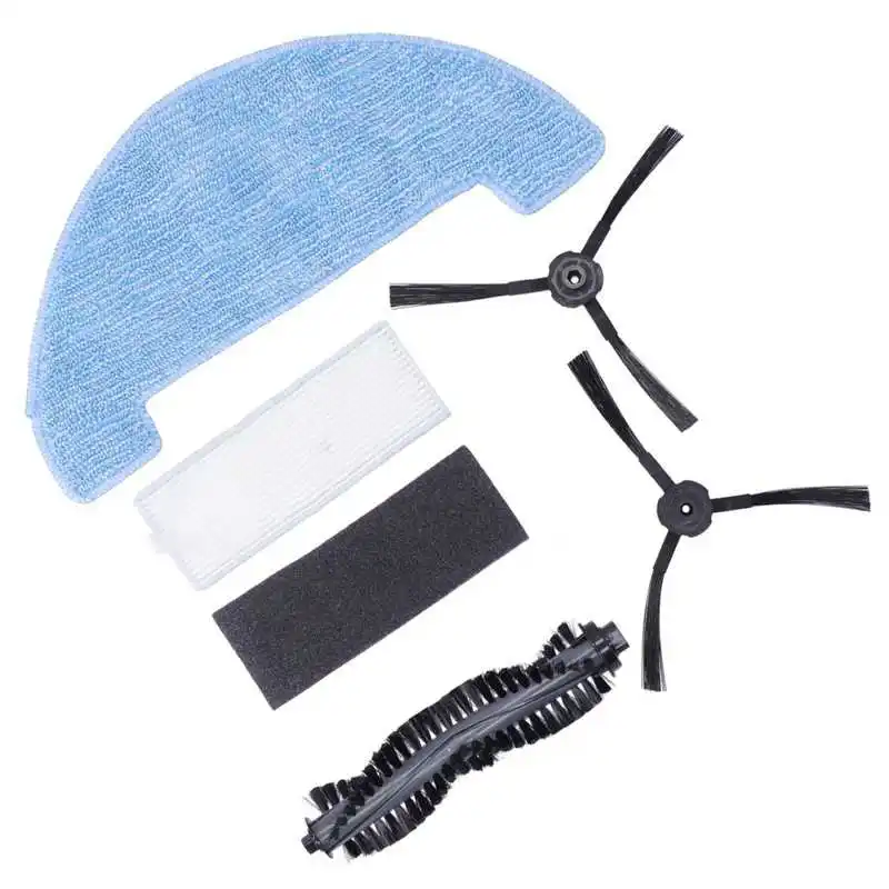 

Sweeper Rolling Brush Filter Cleaning Cloth Side Brush Kit Replacement Parts for ilife A4S Sweeping Robot Brush Accessories