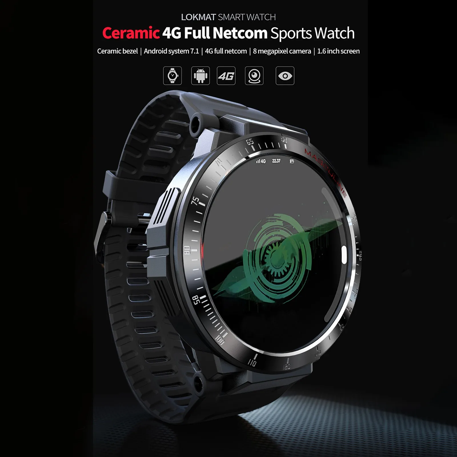 Смарт часы APPLLP с напоминанием о входящем звонке видеозвонке спортивной картой