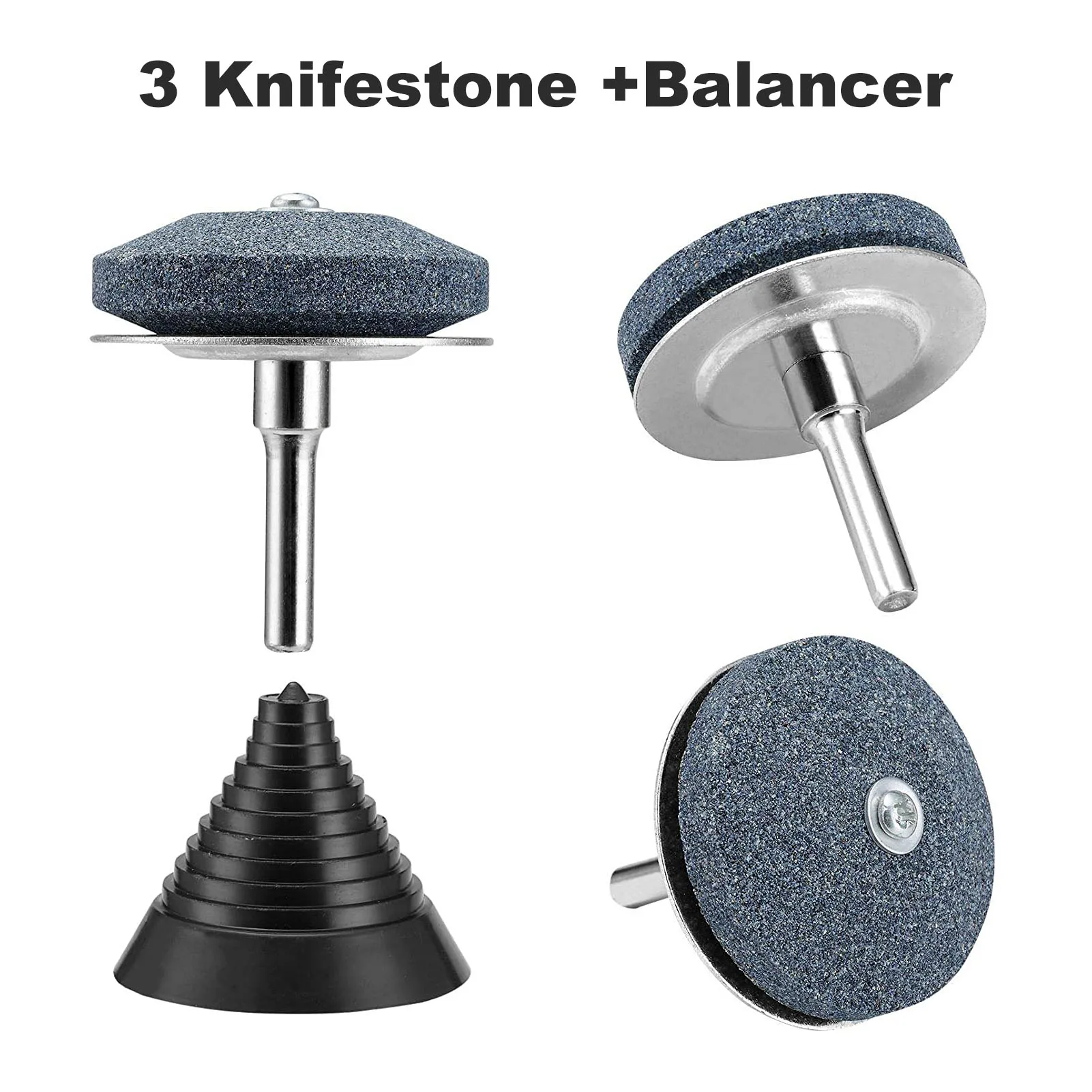 

4 шт./компл. точилка для лезвий газонокосилки с балансировкой, более быстрая точилка для лезвий, шлифовальные садовые инструменты, детали дл...