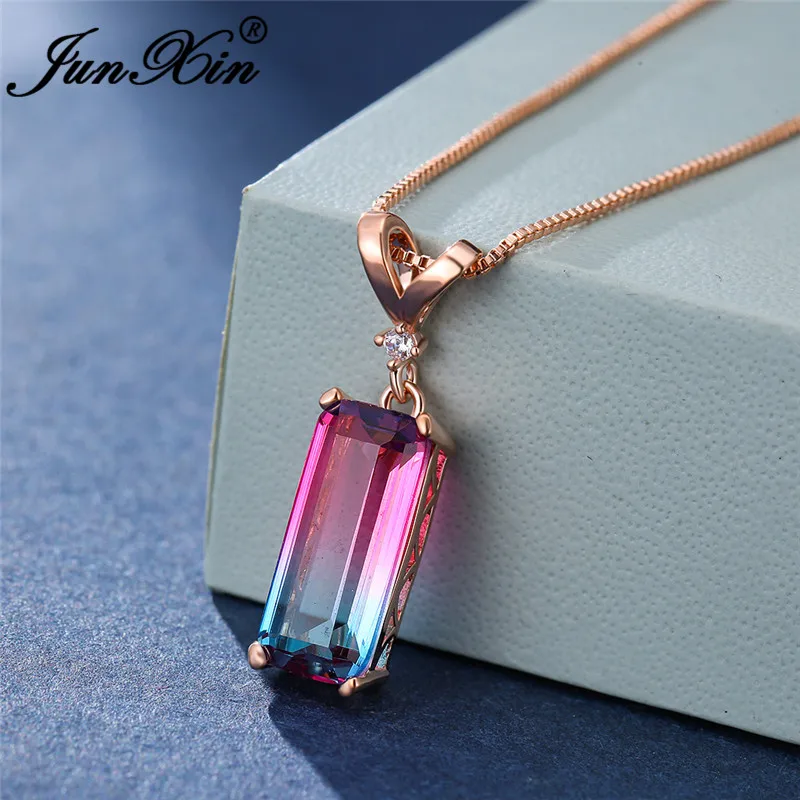 Женское прямоугольное ожерелье с кристаллами и камнями свадебное для женщин