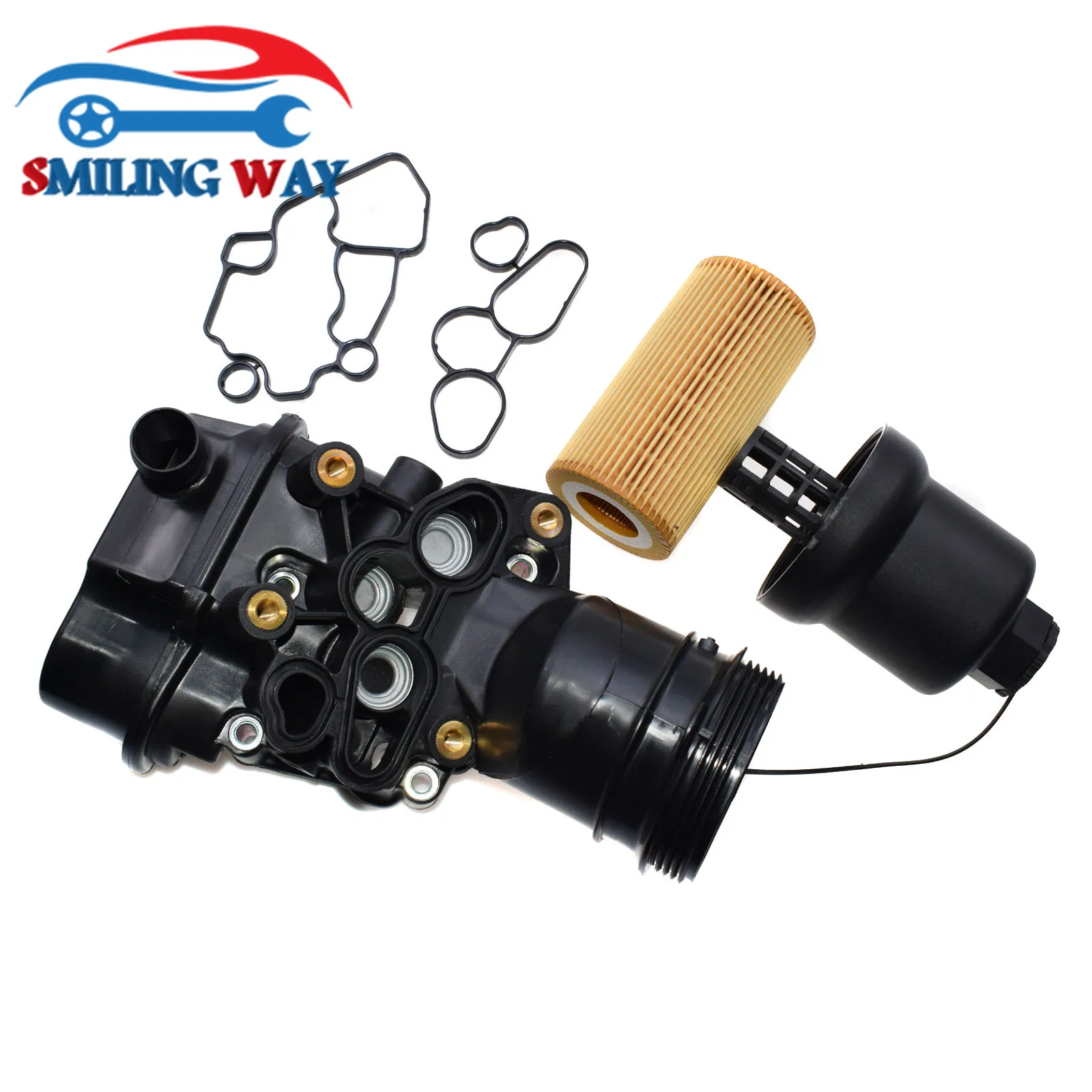 Масляный фильтр в сборе для Audi A3 A4 TT QUATTRO VW Eos GTI OE # 06F115397H 06F115397J 06F115397F|Масляные