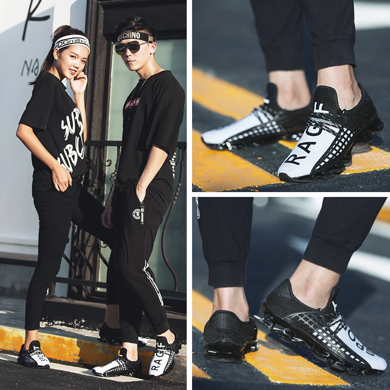 

48 Large Size Outdoor Cushioning for Original Sneakers Fall New Casual Shoes Mens Mesh Breathable Blade Zapatillas Hombre