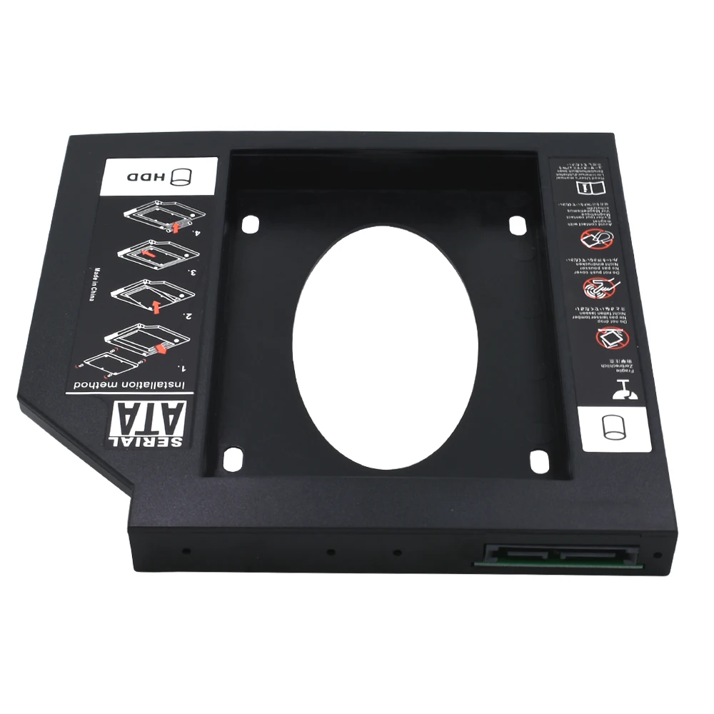 TISHRIC 2nd Hdd Caddy SSD 2 5 чехол жесткий диск для ноутбука CD-ROM DVD-ROM оптического устройства
