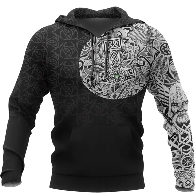 

Viking Odin - Best Viking Tattoo 3D Printed Men hoodies Harajuku Fashion Hooded Sweatshirt Autumn Unisex hoodie sudadera hombre