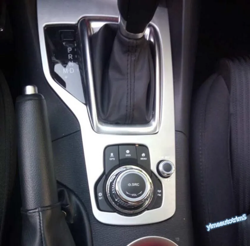 Yimaautoпланки Аксессуары для Mazda 3 ABS держатель стакана воды+ Переключение передач шестерни панель украшения крышка отделка