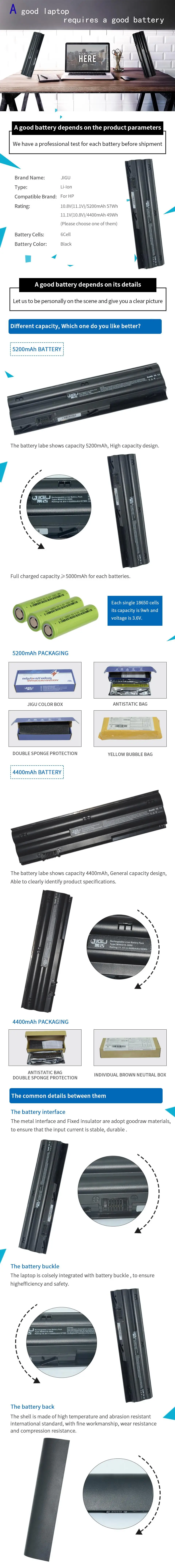 JIGU ноутбука Батарея для hp HSTNN-LB3B HSTNN-YB3A HSTNN-YB3B мини 110 3100 3125 110 200 2100 2103 2104 110-4100 Dm1-4000